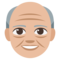 Old Man - Medium Light emoji on Emojione